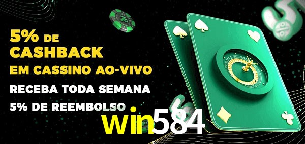 Promoções do cassino ao Vivo win584